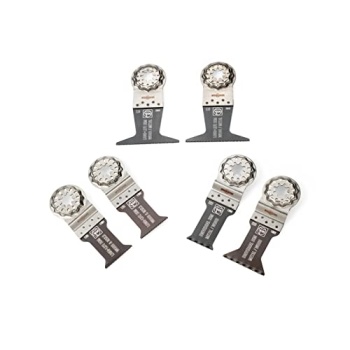 Fein Best of E-Cut Starlock Wood & Metal Saw Blade Set - 6-Piece Kit