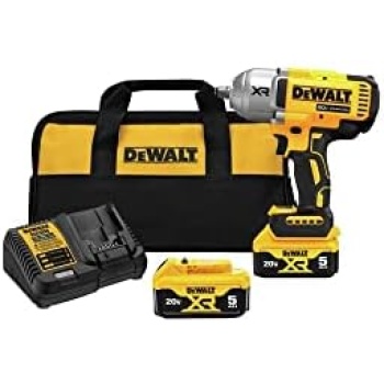 DEWALT 20V MAX XR 1/2 in. High Torque Impact Wrench with Hog Ring Anvil Kit