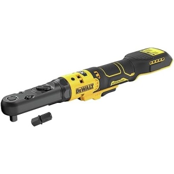 DEWALT 20V MAX XR Cordless Ratchet, 3/8" and 1/2" Sealed Head Ratchet, Bare Tool