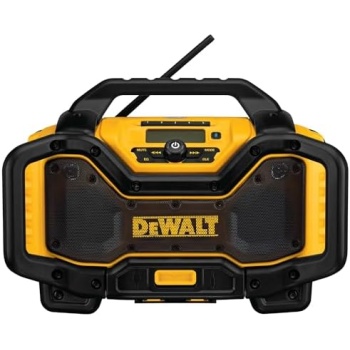 DEWALT 20V MAX Bluetooth Radio, 100 ft Range, Portable for Jobsites (DCR025)