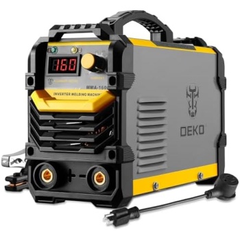 DEKOPRO 110/220V MMA Welder,160A ARC Welder Machine IGBT Digital Display LCD Hot