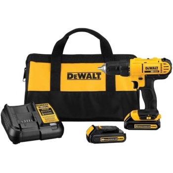 DEWALT 20V Max Cordless Drill/Driver Kit, 2 Batteries and Charger Included