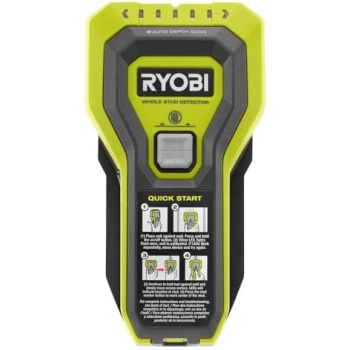 RYOBI Stud Finder with Multiple LED's to Indicate The Full Width of The Stud