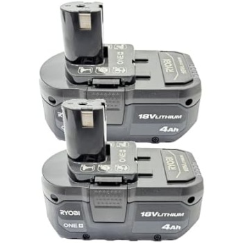 RYOBI 18-Volt ONE+ Lithium-Ion 4.0 Ah High Capacity Battery (2-Pack)