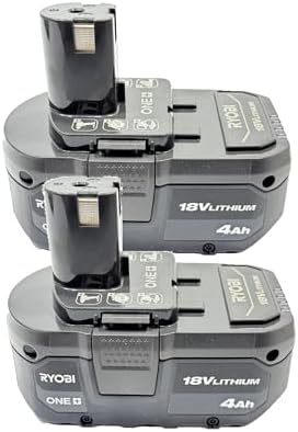 RYOBI 18-Volt ONE+ Lithium-Ion 4.0 Ah High Capacity Battery (2-Pack)