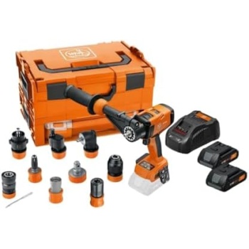 Fein 18V AS 4-Speed Cordless Drill/Driver Set with Hammer Function - Brushless