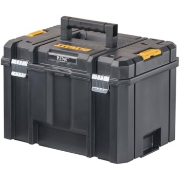 DEWALT TSTAK Tool Box, Extra Large Design, Removable Tray for Easy Access