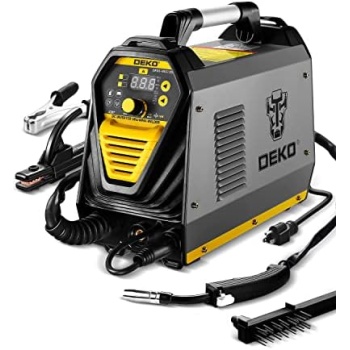 DEKOPRO 135Amp MIG/MMA Welder，110V Flux MIG/Stick/Gass MIG 3 in 1 welding