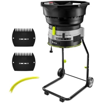 Electric Leaf Mulcher/Shredder: DEKOPRO 13-Amp 8200RPM Motor