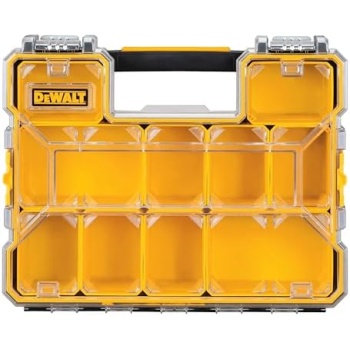 DEWALT Small Parts Organizer, Hardware Storage Box with Removable Dividers