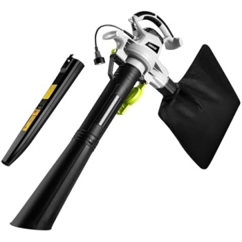 DEKOPRO 12 Amp 3 in 1 Electric Leaf Blower Corded, Leaf Vacuum and Mulcher Lawn