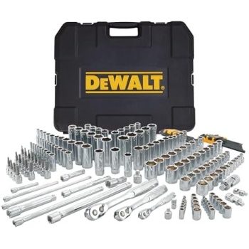DEWALT Mechanics Tool Set, SAE and Metric, 1/2, 1/4, 3/8 Drive Sizes, 192-Piece