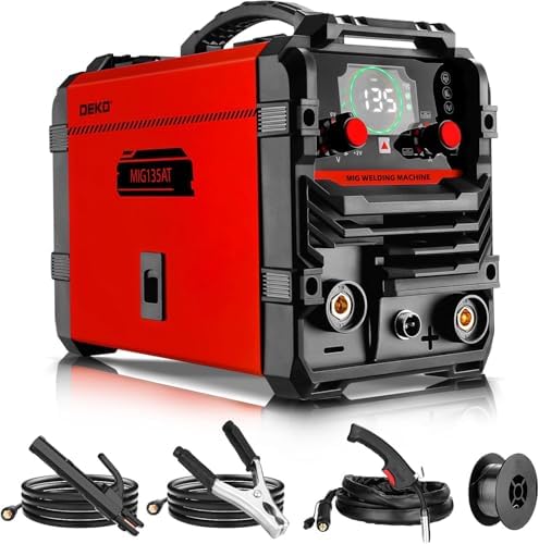 MIG Welder 135Amp: DEKOPRO 110V Flux Core MIG/Lift TIG/Stick 3-in-1 Welding