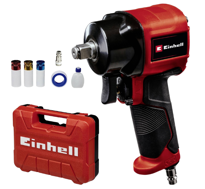 Einhell TC-PW 610 Compact (Pn) 4138965 Pneumatic impact driver Tool holder: 1/2" (12.5 mm) male square Torque (max.): 61