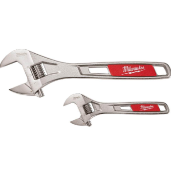 Milwaukee 48227400 2 Piece Adjustable Wrench Set