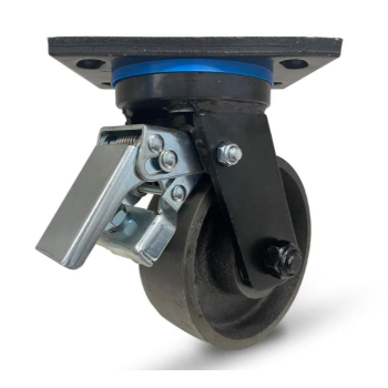 Grip 41967 150mm 1400kg Heavy Duty Cast Iron Swivel Castor with Brake