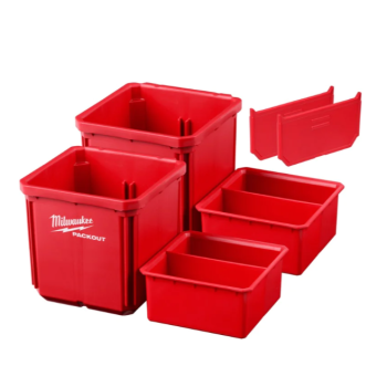 Milwaukee 48228062 2 Piece PACKOUT Bin Set